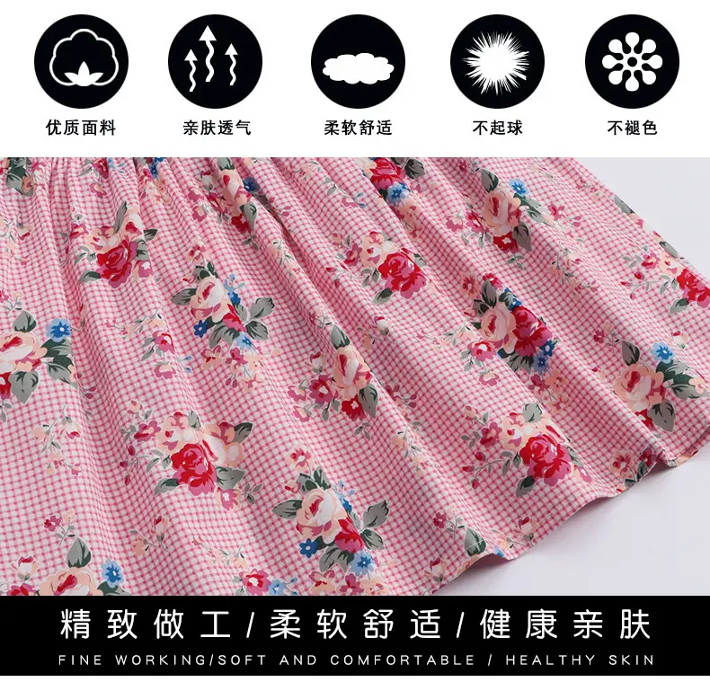 25 Spring Girls Sleeveless Printed Floral Dress — feature 5