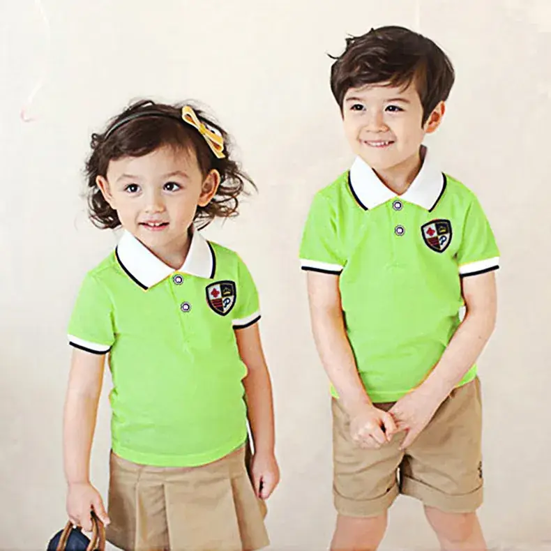 Kids Cotton School Suit Light Blue Primary Secondary