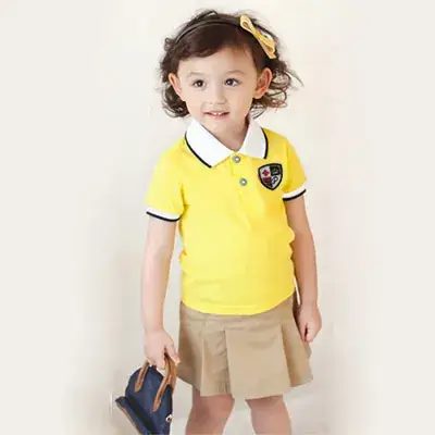 Kids Cotton School Suit Light Blue Primary Secondary