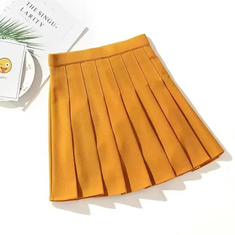 Black Pleated Girl Skirt 2022 New Student Women - Image 5