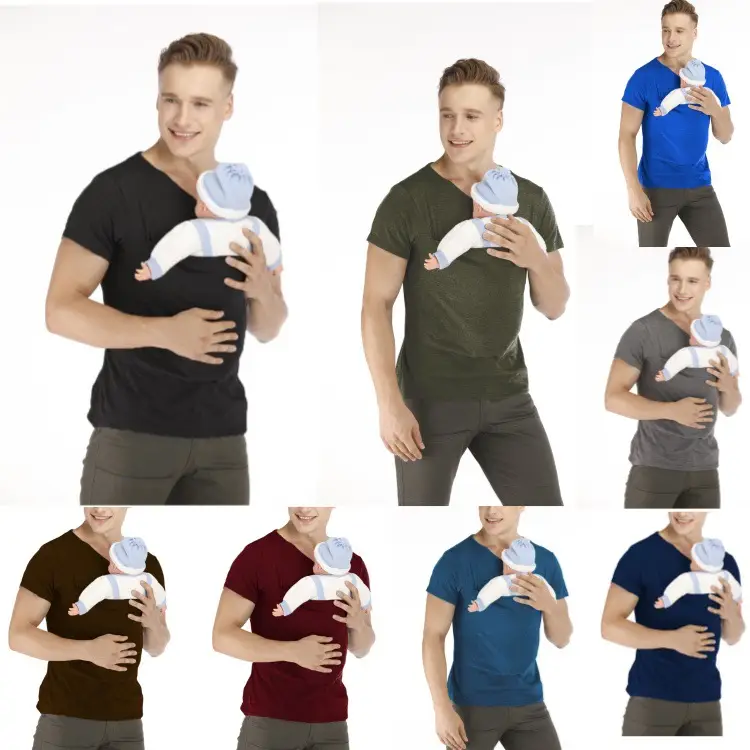Black Multicolor Baby Wrap for Women and Men - Image 14