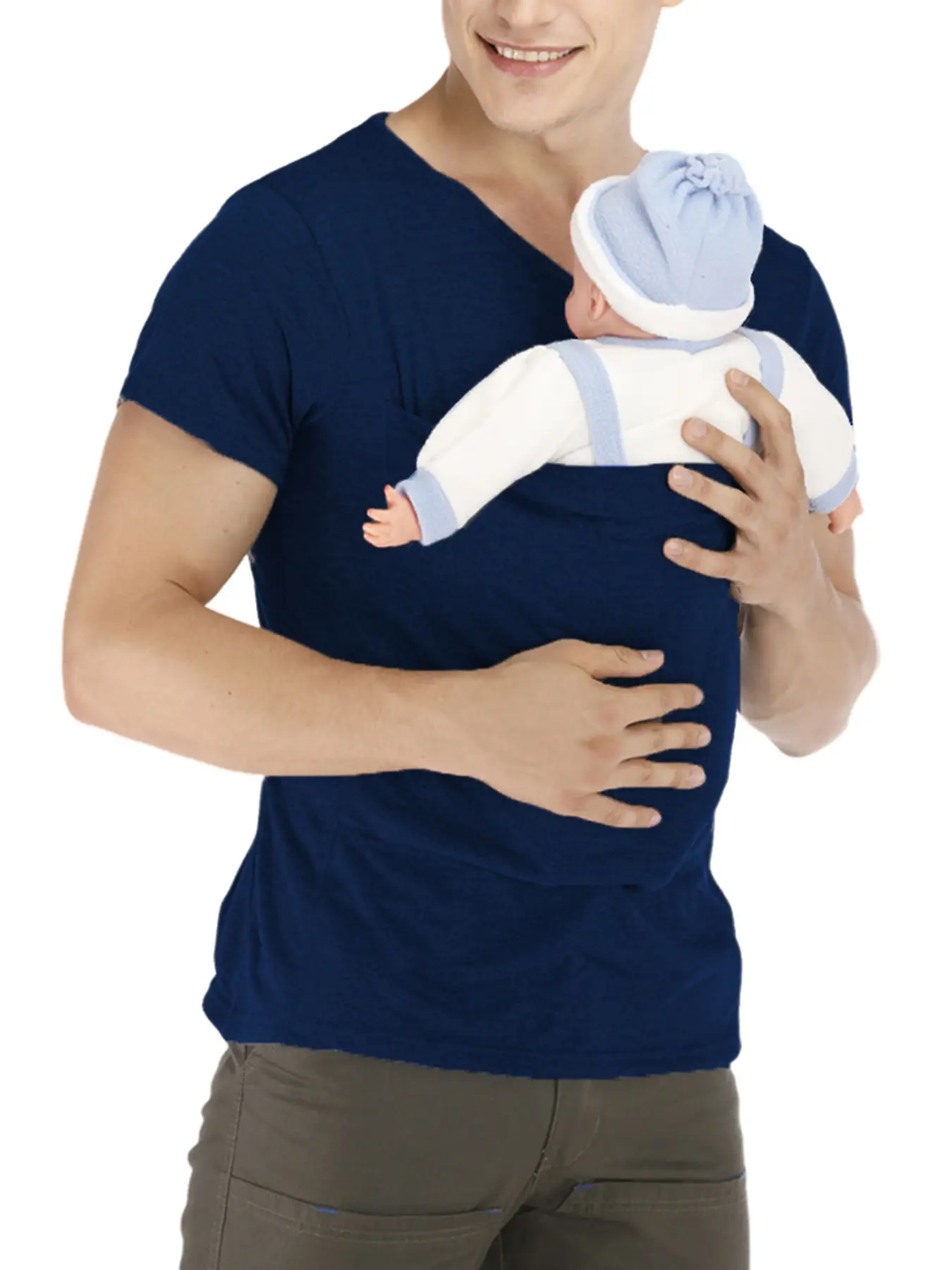 Black Multicolor Baby Wrap for Women and Men - Image 12