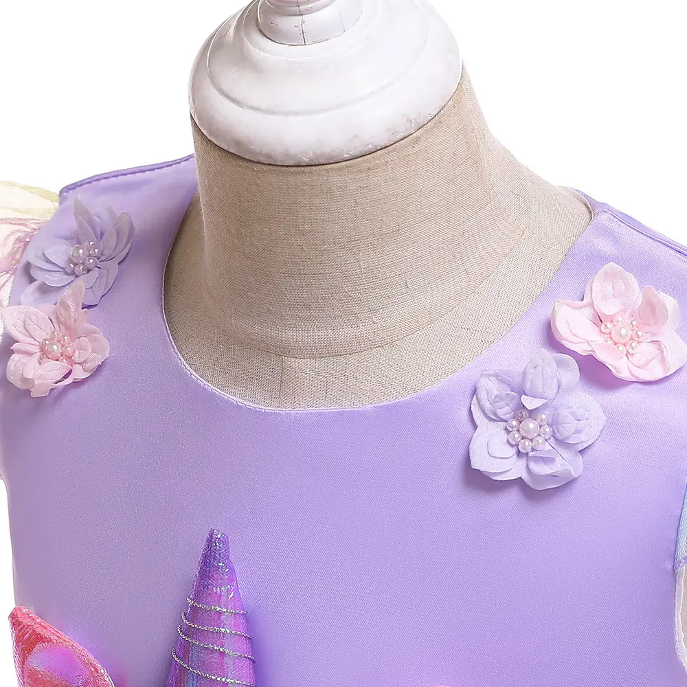 Colorful Unicorn Princess Tutu Skirt for Kids