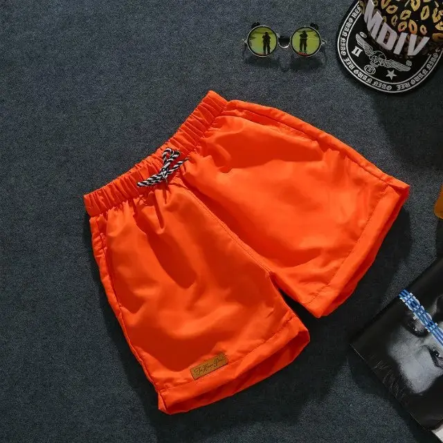 2019 Men's Black Embroidered Shorts Hong Kong Style - Image 6