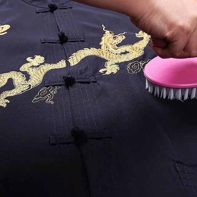 White Embroidered Chinese Tang Suit for Men — feature 8