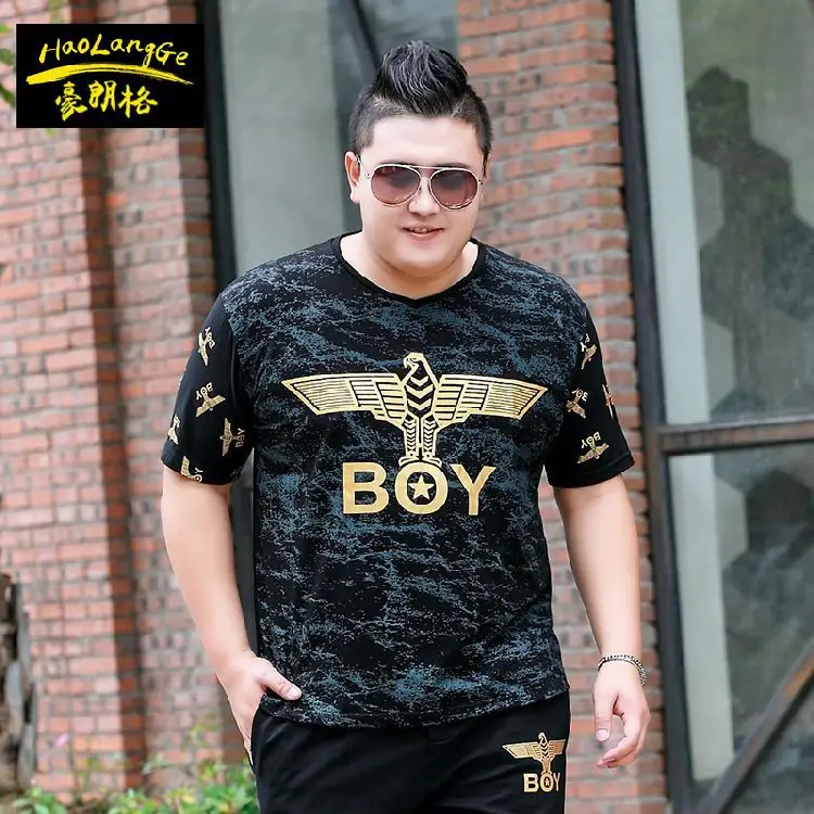 Men's Black Printed V-Neck T-Shirt Extra Large - Image 15