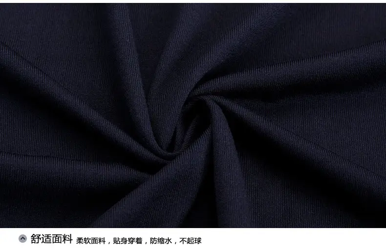 Men Blue Knitted Lapel T-Shirt Short Sleeve Urban Casual — feature 36
