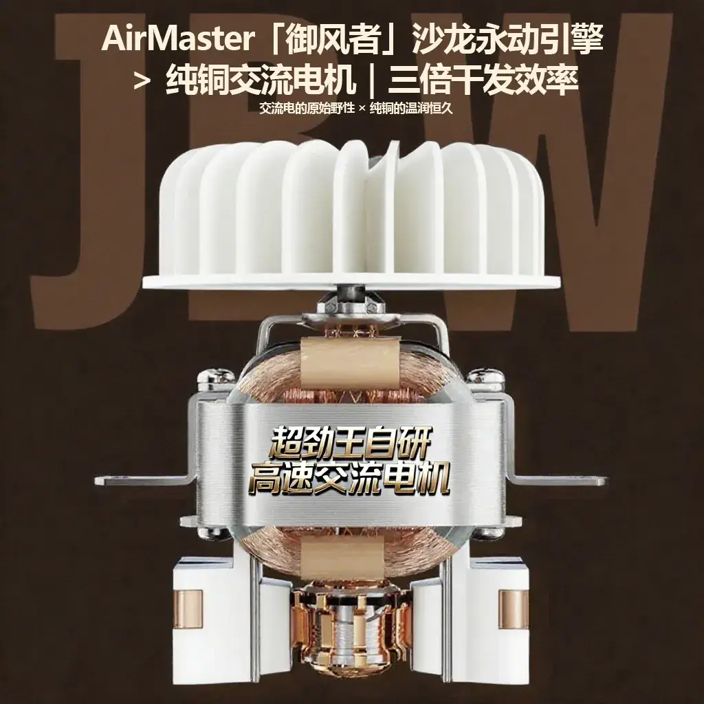 High Power Hair Dryer with Negative Ion Technology Black - Image 5