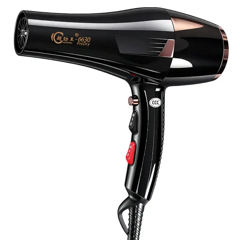 High Power Hair Dryer with Negative Ion Technology Black - Image 6