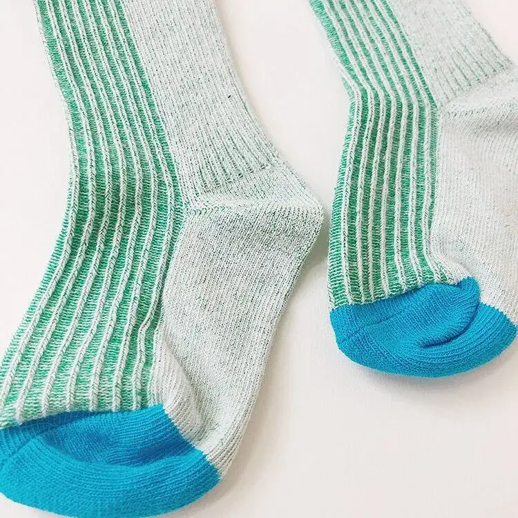 Spring New Kids Ribbed Socks Contrast Colors - Image 4