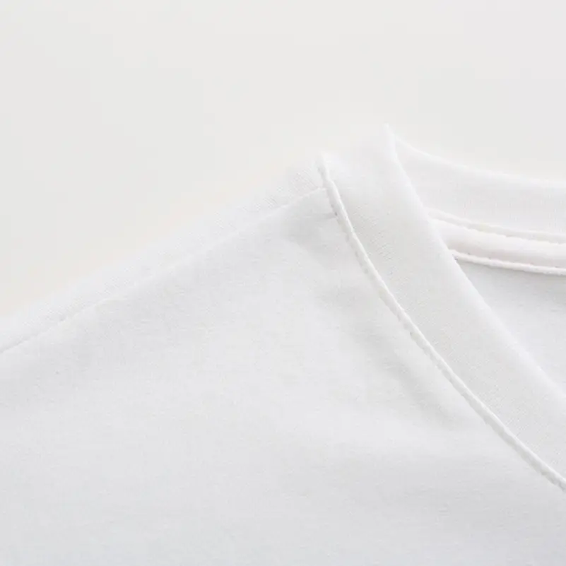 Pure Cotton Summer T-Shirt Round Neck Runway Style