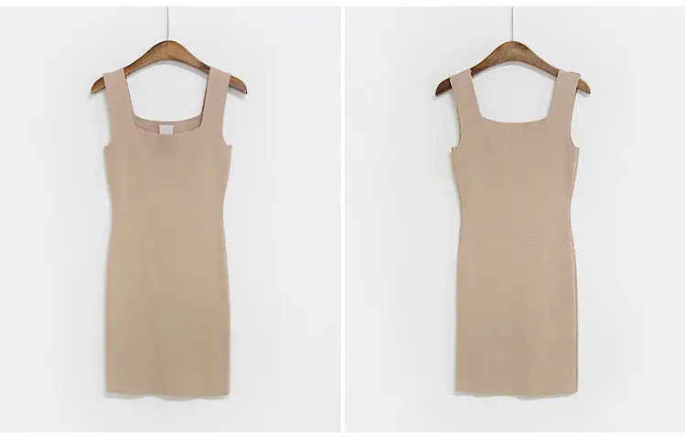 Joker Super Figure Sexy Slim Knit Vest Dress Women — feature 30