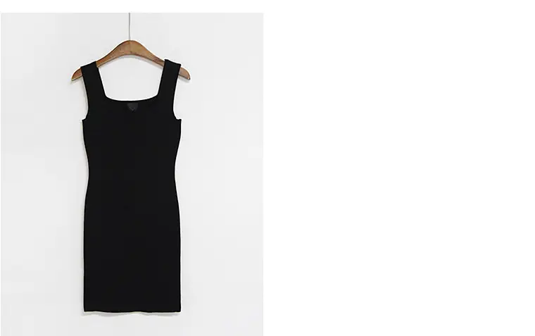 Joker Super Figure Sexy Slim Knit Vest Dress Women — feature 32