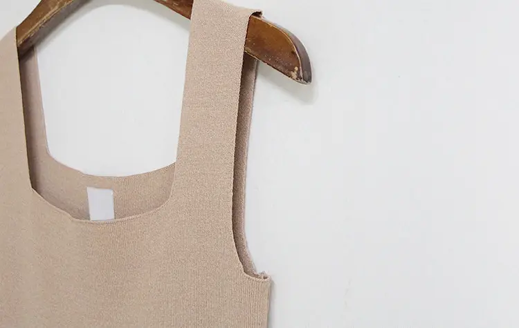 Joker Super Figure Sexy Slim Knit Vest Dress Women — feature 34
