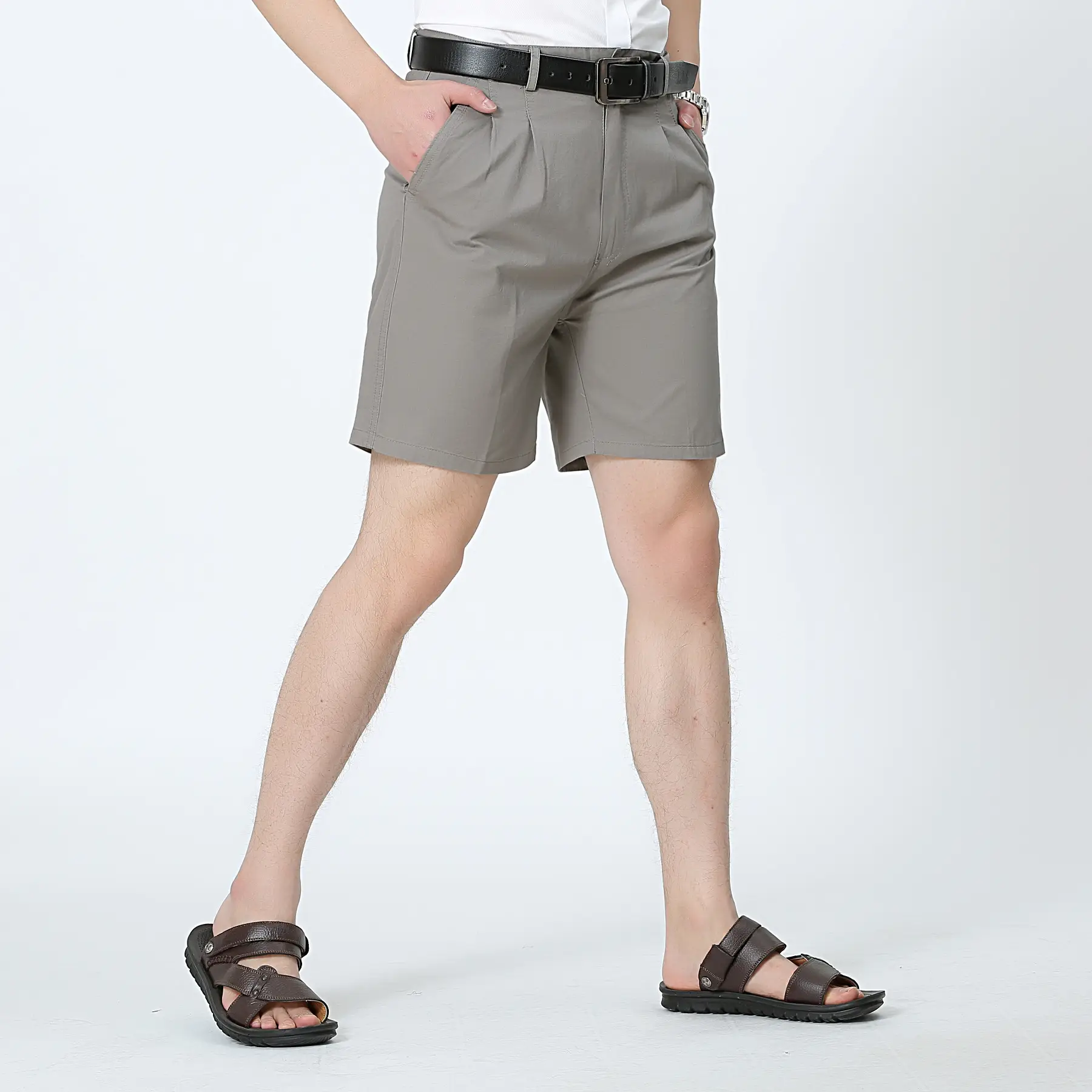 Men's Thin Cotton Shorts Large High Waist - Image 4