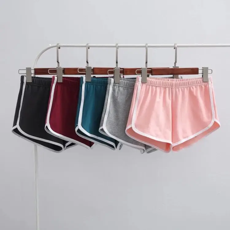 Women's Sports Shorts Solid Color Three Point Pants - Image 8