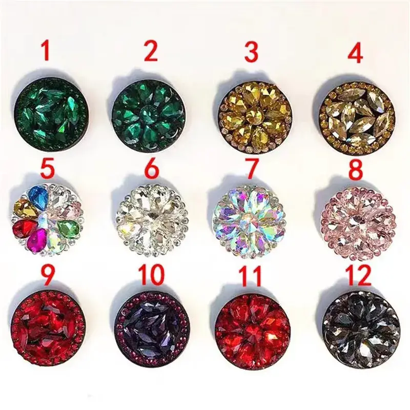 Red Rhinestone Mobile Phone Holder with Multi-Function Design - Image 19