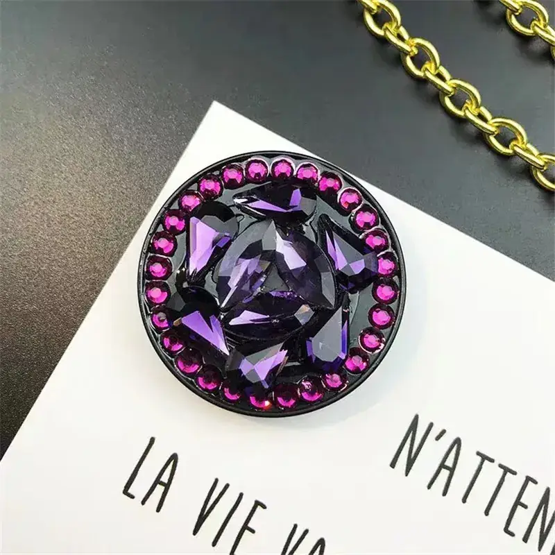 Red Rhinestone Mobile Phone Holder with Multi-Function Design - Image 13