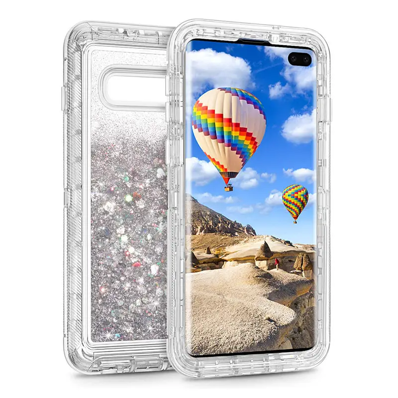 Samsung S25 S24 S10 Plus Anti-Fall Cover with Liquid Quicksand Design - Image 12