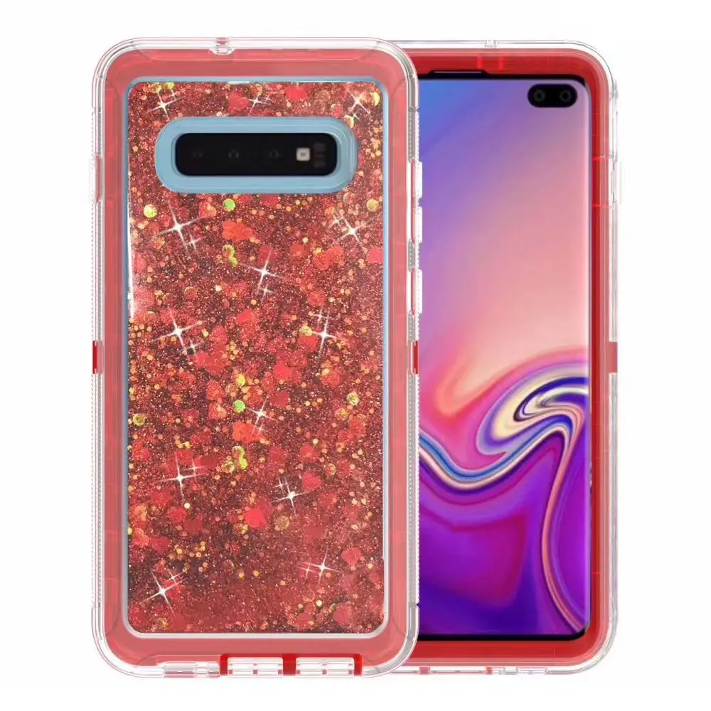 Samsung S25 S24 S10 Plus Anti-Fall Cover with Liquid Quicksand Design - Image 8