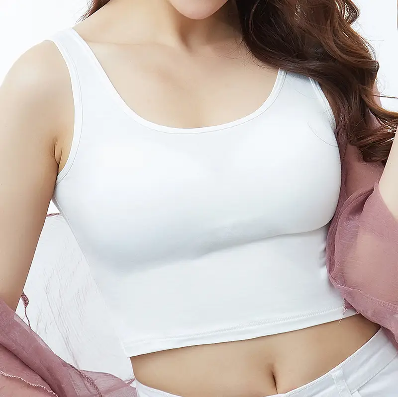 Women's Grey Camisole Short Top Summer Wear
