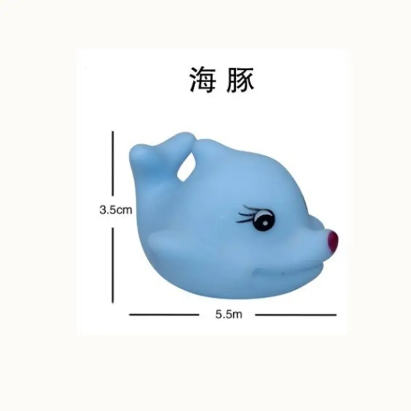Children's Water Toys Baby Swimming Bath Vinyl Soft Rubber Yellow Duck Combination Toy Pinch and Call Little Duck