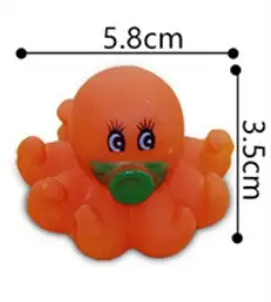Children's Water Toys Baby Swimming Bath Vinyl Soft Rubber Yellow Duck Combination Toy Pinch and Call Little Duck