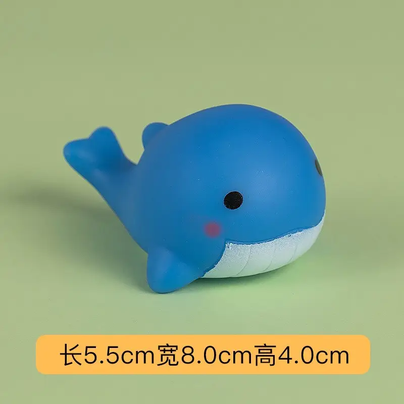 Children's Water Toys Baby Swimming Bath Vinyl Soft Rubber Yellow Duck Combination Toy Pinch and Call Little Duck