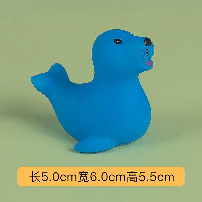 Children's Water Toys Baby Swimming Bath Vinyl Soft Rubber Yellow Duck Combination Toy Pinch and Call Little Duck