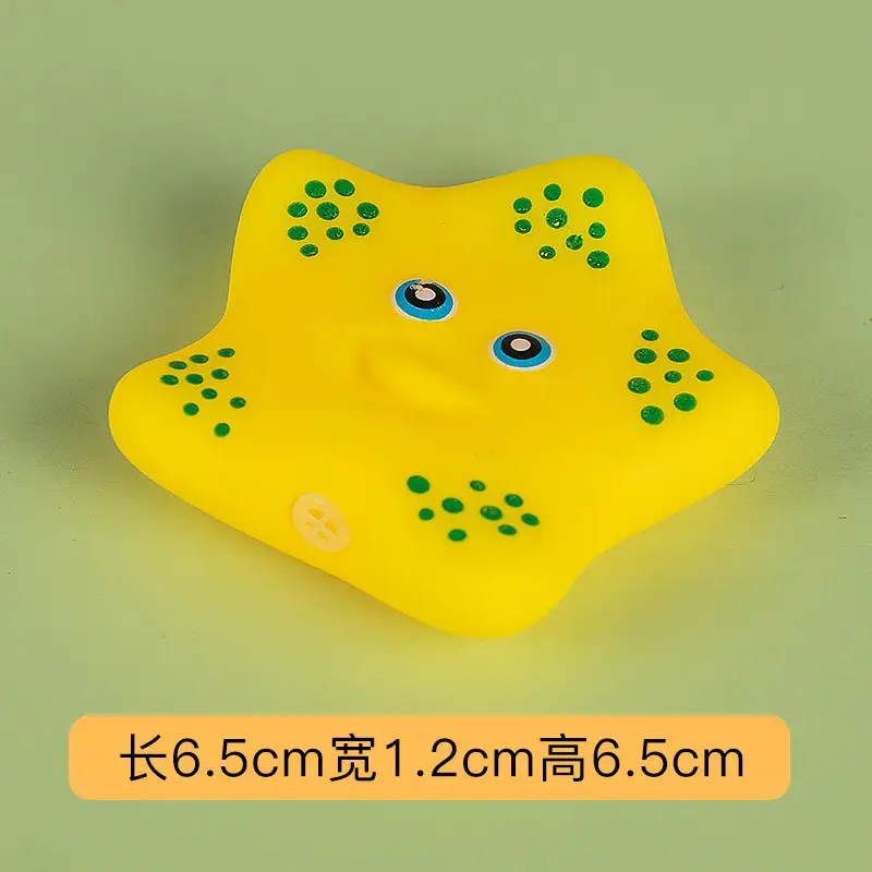 Children's Water Toys Baby Swimming Bath Vinyl Soft Rubber Yellow Duck Combination Toy Pinch and Call Little Duck