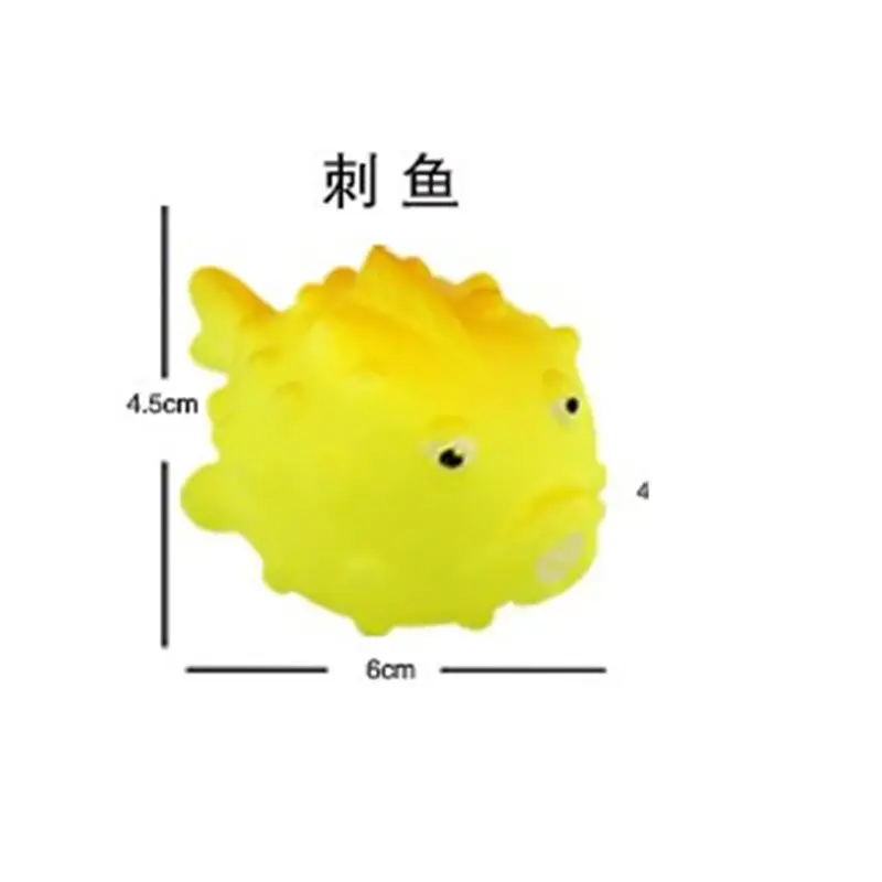 Children's Water Toys Baby Swimming Bath Vinyl Soft Rubber Yellow Duck Combination Toy Pinch and Call Little Duck