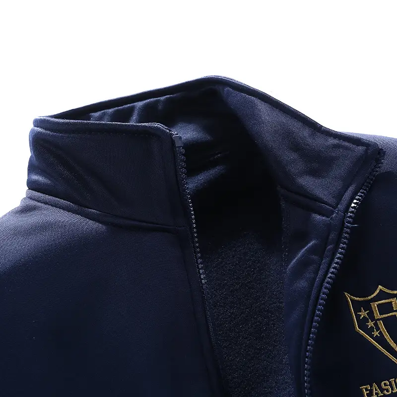 Men's Navy Blue Embroidered Track Suit Large
