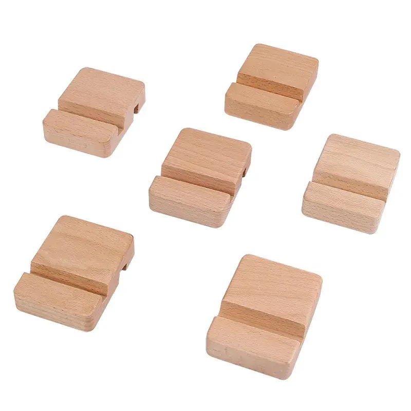 Wooden Tablet Stand for Desktop & Mobile Holder - Image 7
