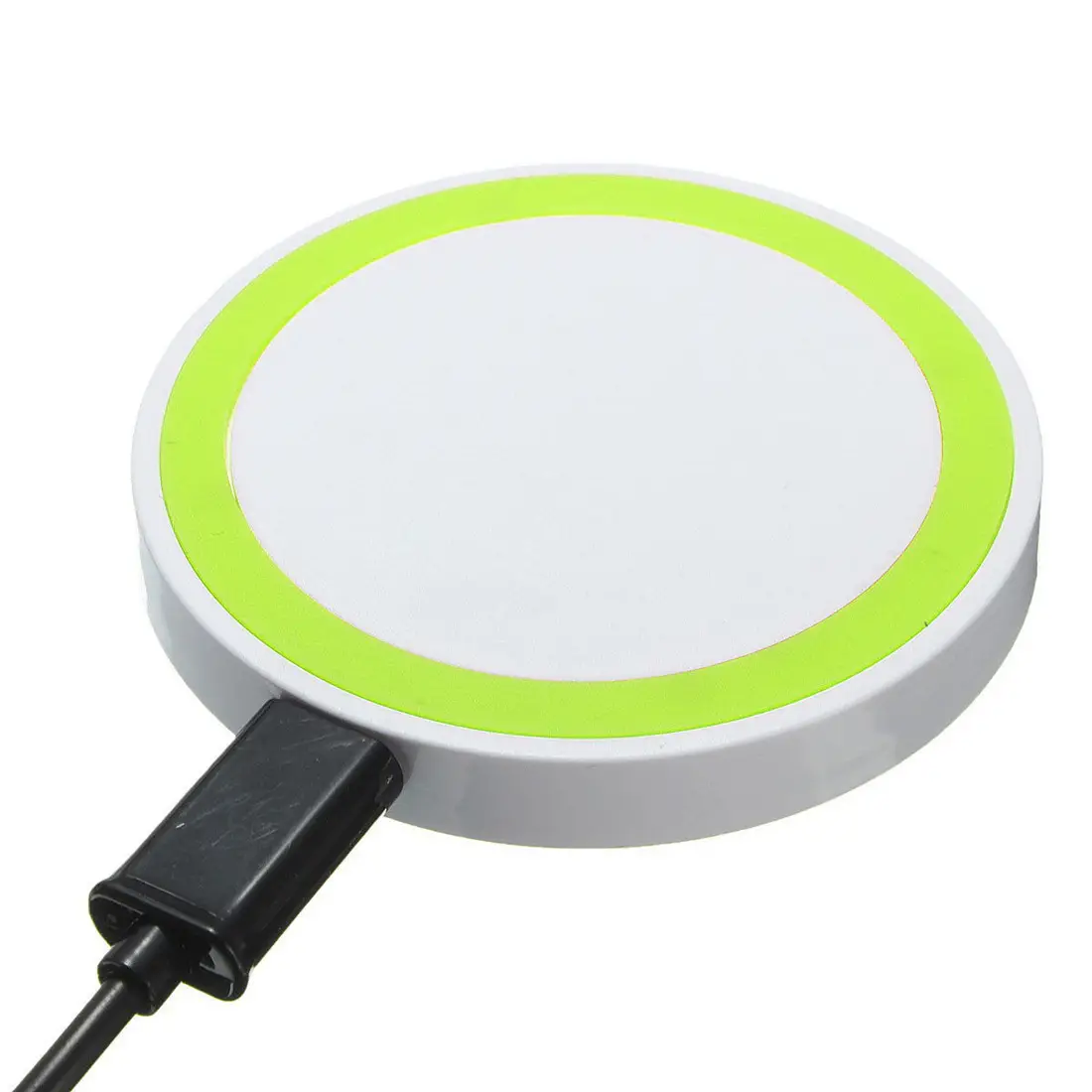 Q5 Wireless Charger for All Phones, Multi-Color LED, USB-C Compatible