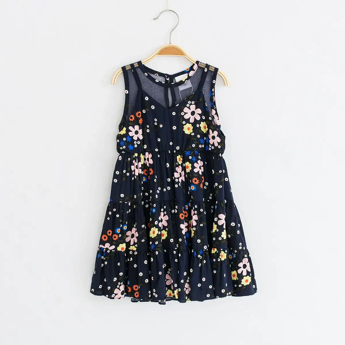 Girls Chiffon Floral Skirt Dress Small Medium 2020 - Image 2