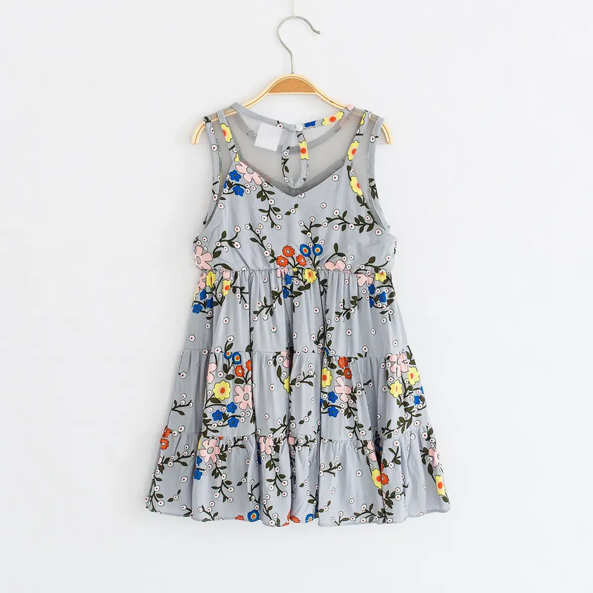 Girls Chiffon Floral Skirt Dress Small Medium 2020 - Image 6