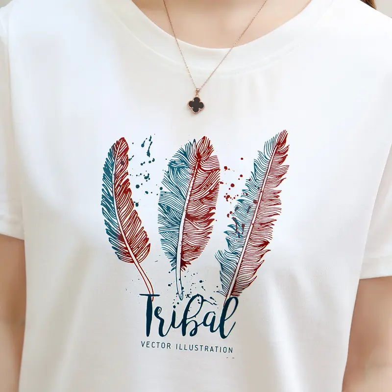 2025 Summer Korean Style Letter Short Sleeve T-Shirt for Women — feature 16