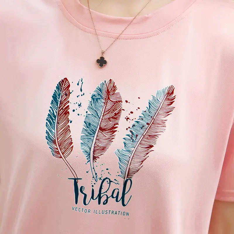 2025 Summer Korean Style Letter Short Sleeve T-Shirt for Women — feature 24