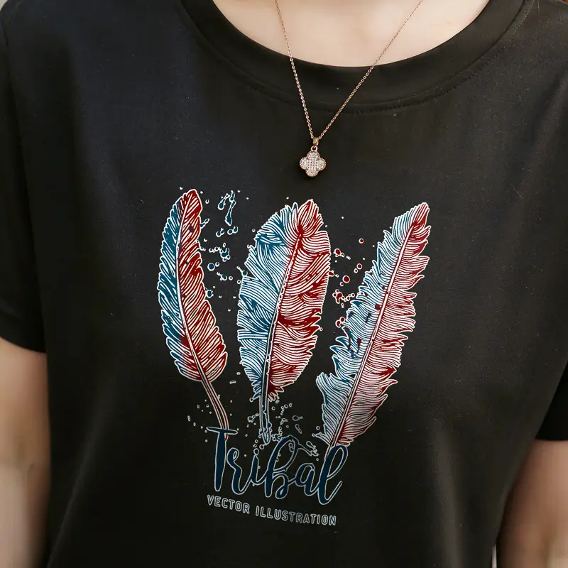 2025 Summer Korean Style Letter Short Sleeve T-Shirt for Women — feature 8