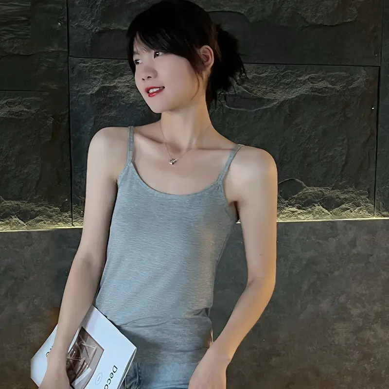 Women's Adjustable Camisole Set Black White Plus Size - Image 2