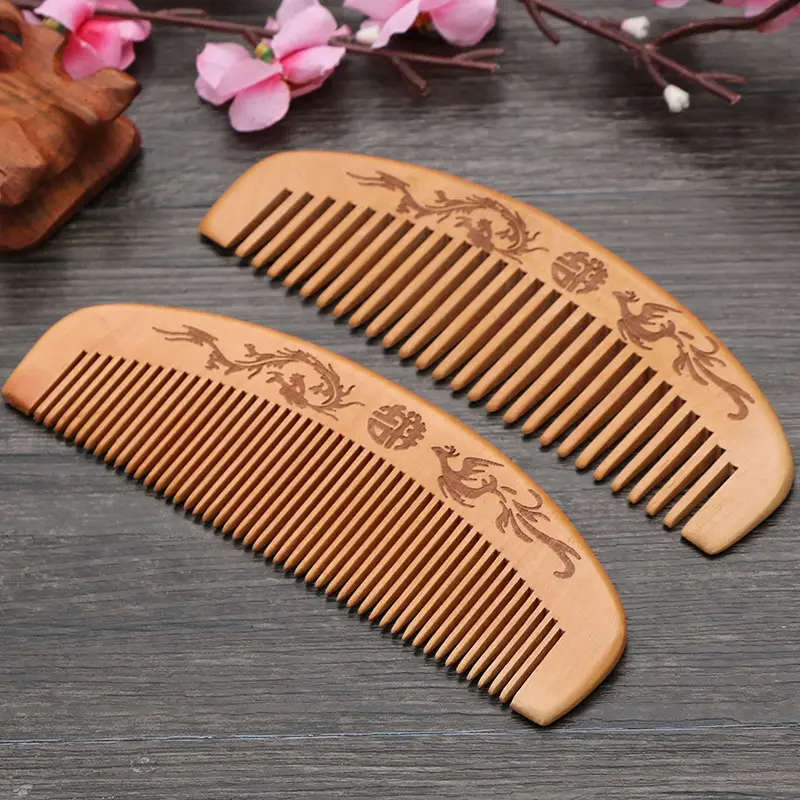 Peach Wood Hair Comb Linyi Manufacturer - Image 8