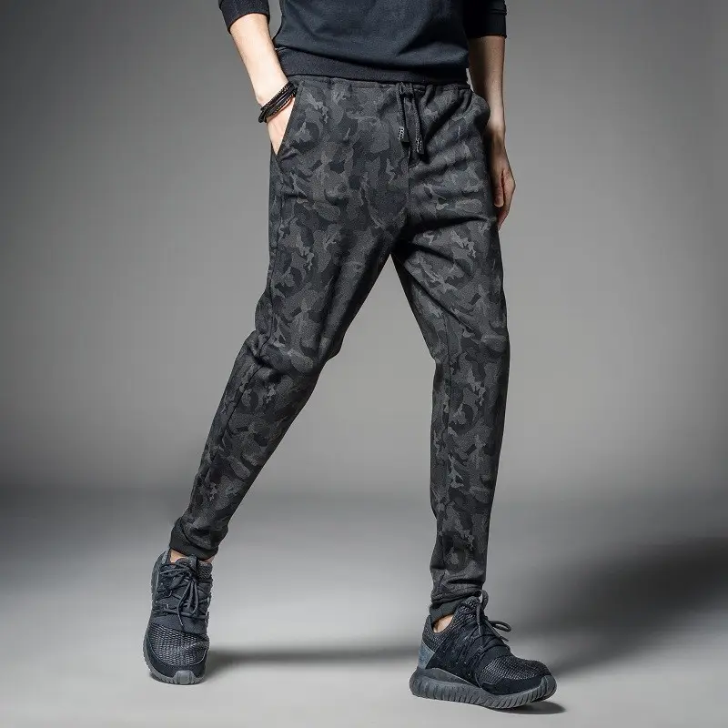 Men's Black Sweatpants Casual Running Pants 2022 - Image 4