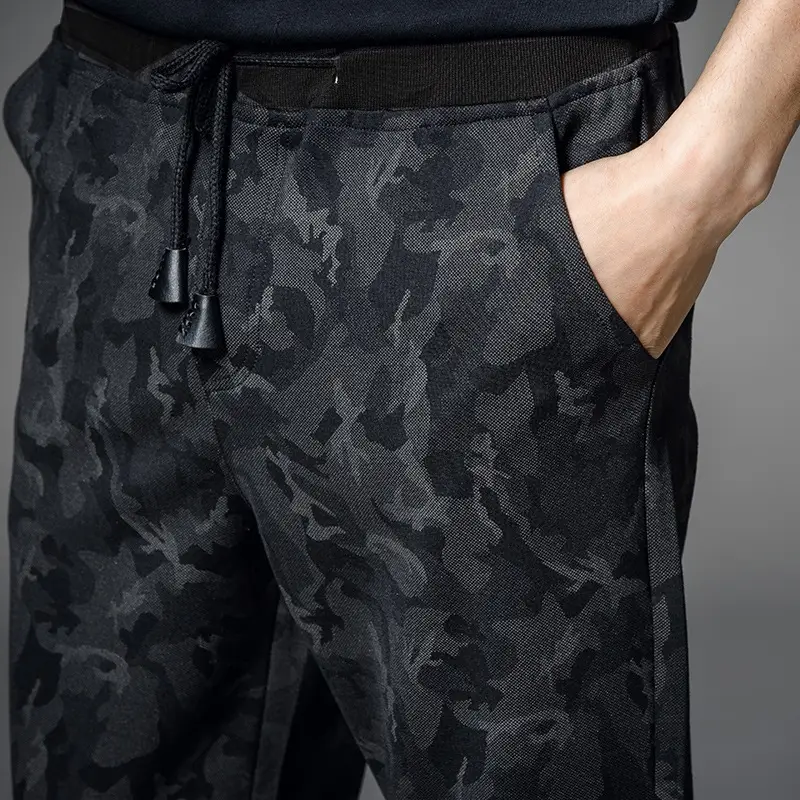 Men's Black Sweatpants Casual Running Pants 2022 - Image 7