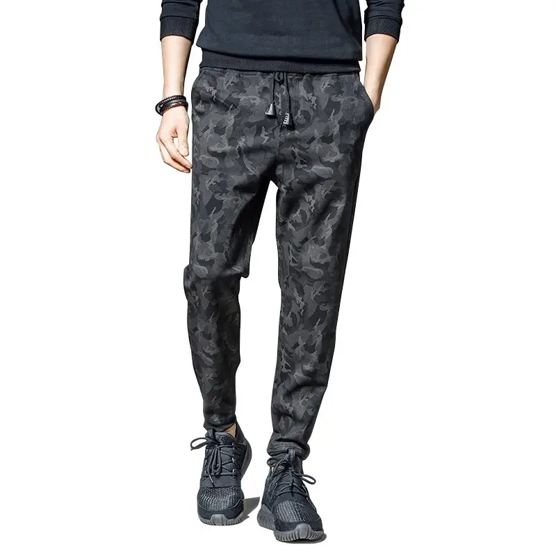 Men's Black Sweatpants Casual Running Pants 2022 - Image 8