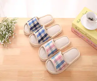 New Style Home Slippers Women's Summer Home Indoor Four Seasons Cotton Linen Linen Floor Slippers Men's Summer — feature 32