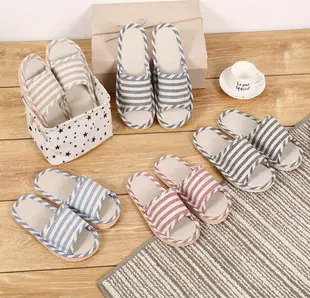 New Style Home Slippers Women's Summer Home Indoor Four Seasons Cotton Linen Linen Floor Slippers Men's Summer — feature 33