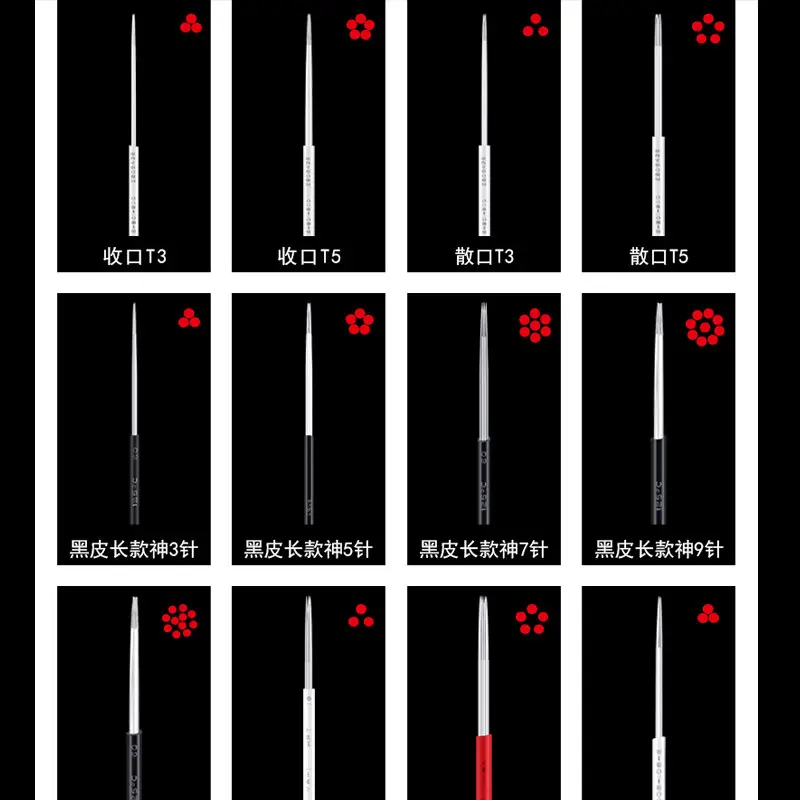 Wanjiaxing Manual Tattoo Needle Set for Scab-Free Precision