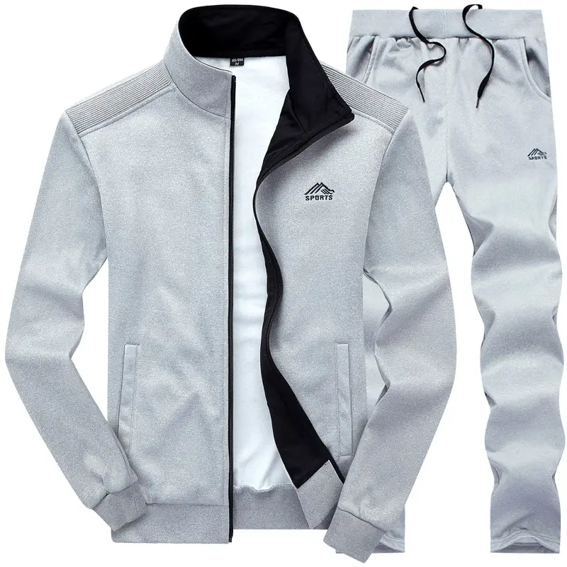 Men Blue Embroidered Track Suit M-8XL - Image 3