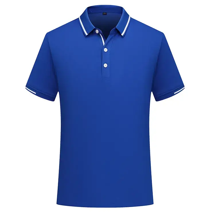 Men Green Orange Polo T-Shirt with Collar & Buttons - Image 15