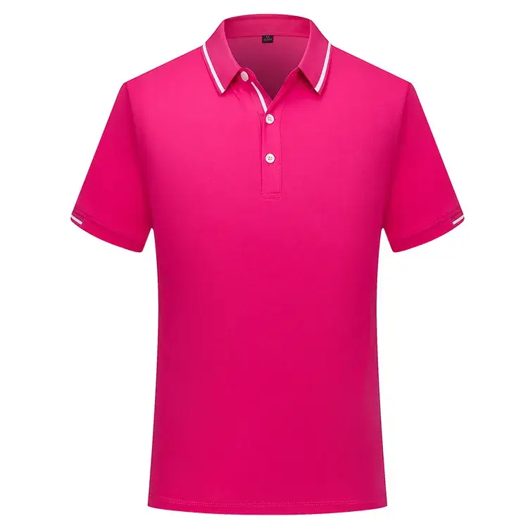 Men Green Orange Polo T-Shirt with Collar & Buttons - Image 11